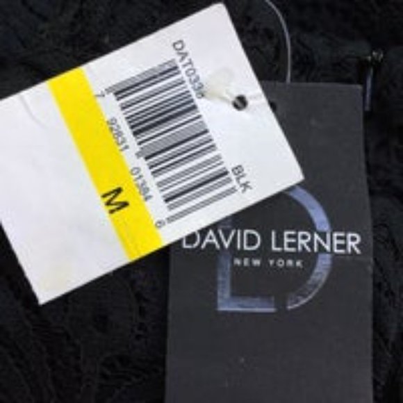 Black Lace Sleeveless Mock Neck Top Medium - Picture 8 of 8